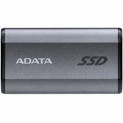 Adata Elite SE880 AELI-SE880-1TCGY 1 TB Portable Solid State Drive - External - Titanium Gray
