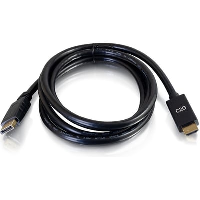 3FT DP TO HDMI CABLE 4K PASSIVE BLACK