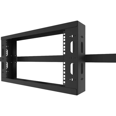 C2G 8RU Q-Series Overhead Cable Pathway Rack - Black (TAA Compliant)