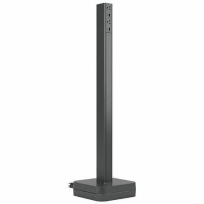 Wiremold Dash Series Power Tower - Graphite