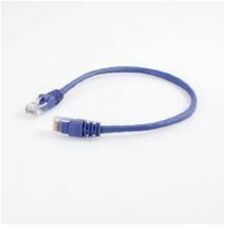 Quiktron Q-Series Patch Cords, CAT5E, Booted, Purple, 1 FT
