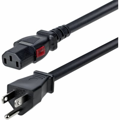 6.6FT COMPUTER POWER CORD TAA NEMA 5-15P TO LOCKING C13 125V 15A