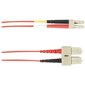 Black Box Colored Fiber OM4 50/125 Multimode Fiber Optic Patch Cable - OFNP Plenum