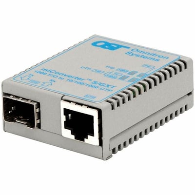 10/100/1000+ ETHERNET MEDIA CON VERTER SFP PORT AC PWR
