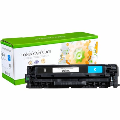 STATIC CONTROL REMAN FOR HP CF381A 312A CYAN CARTRIDGE FOR USE IN COLOR LASERJET
