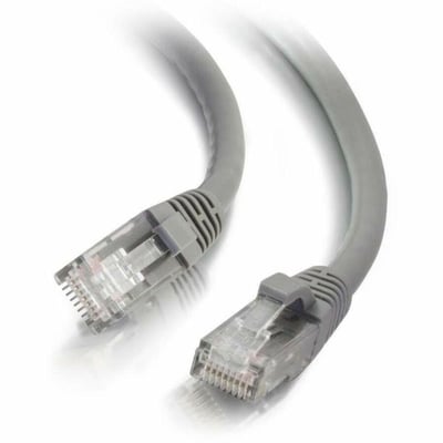 Quiktron 4ft Q-Series Cat6a Snagless (UTP) Ethernet Network Patch Cable, CM Rated - Grey