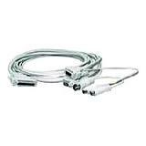 Vertiv Avocent Universal Keyboard, Mouse and VGA Video KVM Cable (PS/2 & Serial) KVM cable Â 8-Ft (CUFC-8)