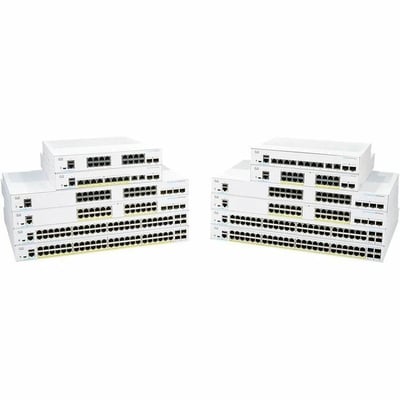 CBS350 MANAGED 8-PORT GE, FULL POE, EXT PS, 2X1G COMBO