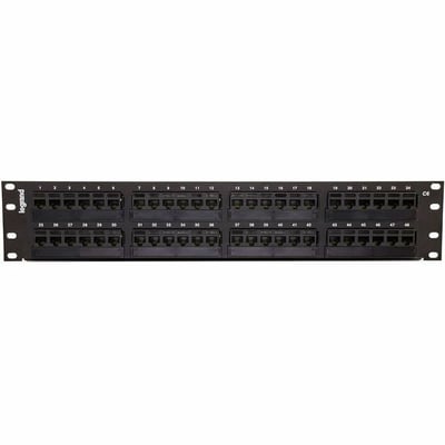 C2G 48-Port Cat6 110-Type Patch Panel - 2U Rackmount - 48 Ports