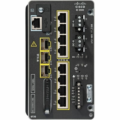 CISCO IE3500 W/ 8 GE COPPER 3 10G SFP MODULAR NE