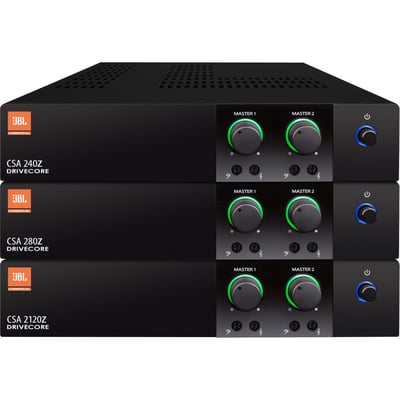 JBL Commercial Commercial 280Z Amplifier - 160 W RMS - 2 Channel - Black