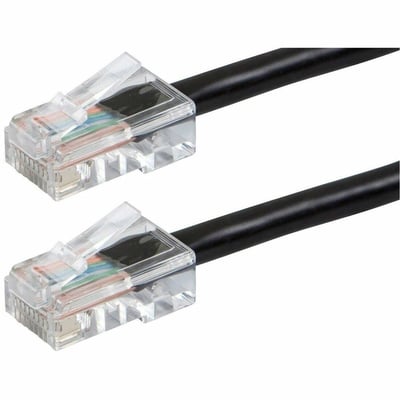 MONOPRICE CAT5E 100FT BLACK PATCH CABLE_ UTP_ 24AWG_ 350MHZ_ PURE BARE COPPER_ R