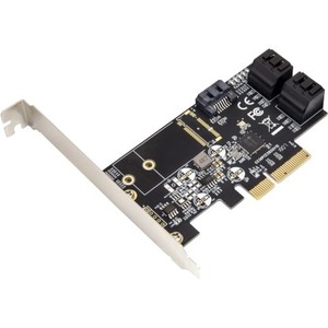 IO Crest 5 port Non-RAID SATA III 6Gbp/s PCI-e x4 Controller Card
