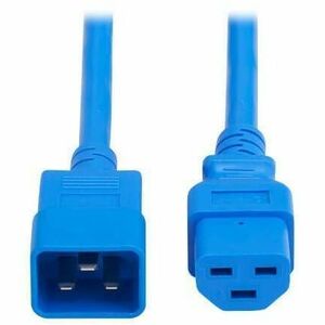 POWER CORD C20 C21 HEAVY-DUTY 20A 250V 12 AWG 5FT BLUE