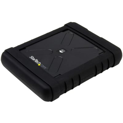 StarTech.com 2.5" USB 3.0 Hard Drive Enclosure " Rugged " Supports UASP " Tool-Less " IP54 " SSD USB External HDD Enclsoure