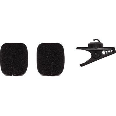 Shure Replacement Kit with Clip + 2 Snap-Fit Foam Windscreens for SM35