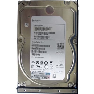 HPE-IMSourcing 3 TB Hard Drive - 3.5" Internal - SAS (6Gb/s SAS)