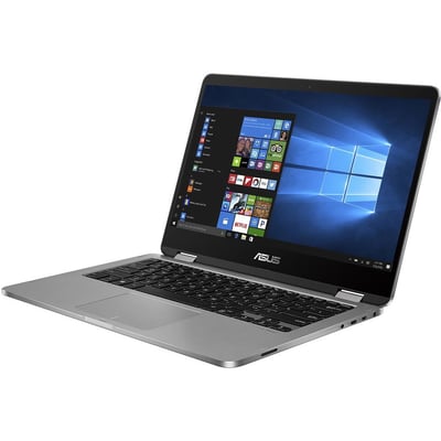 Asus VivoBook Flip 14 TP401 TP401MA-YS02 14" Touchscreen Convertible Notebook - Intel Celeron N4000 - 4 GB - 64 GB Flash Memory - Light Gray