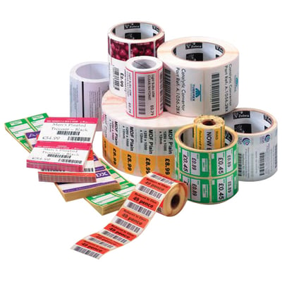 Zebra Label Paper 4 x 3in Thermal Transfer Zebra Z-Select 4000T 1 in core