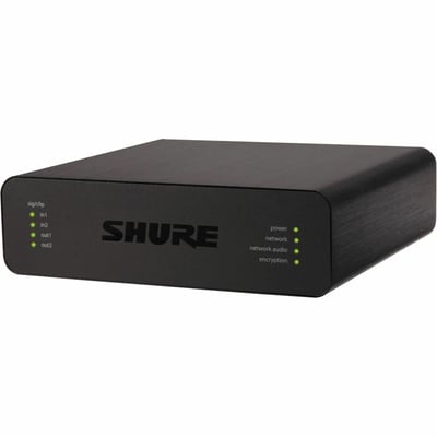 SHURE MXA ANI22-XLR 2 CH IN/2 CH OUT DANTE 1/3 RU XLR