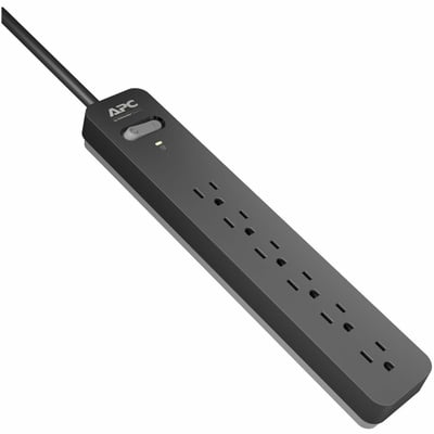 APC by Schneider Electric SurgeArrest Essential 6-Outlet Surge Suppressor/Protector