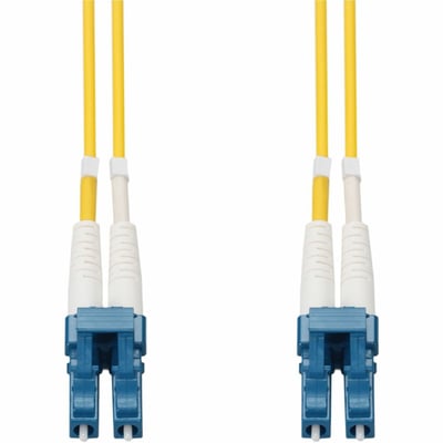 AddOn 3m LC to LC Yellow OM4 Duplex OFNP (Plenum-Rated) TAA Fiber Patch Cable