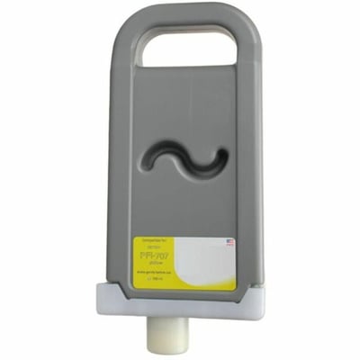 WF Non-OEM New Yellow Wide Format Ink Cartridge for Canon PFI-707 (9824B001AA)