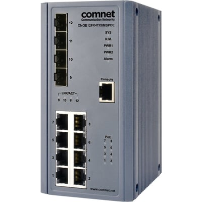 ComNet Layer 2 Managed Ethernet PoE Switch