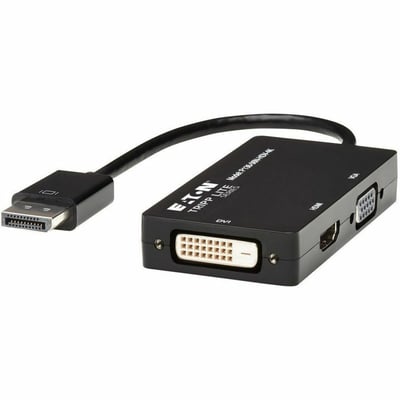 Tripp Lite by Eaton DisplayPort to VGA/DVI/HDMI All-in-One Converter Adapter DP ver 1.2 4K 30 Hz HDMI
