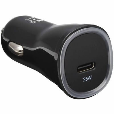 Tripp Lite by Eaton USB Car Charger - 25W PD Charging, USB-C, Black