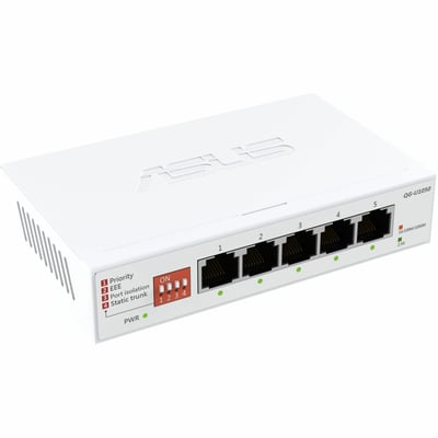 ASUS QG-U1050 5-PORT 2.5G UNMANAGED SWITCH SUPPORT 4