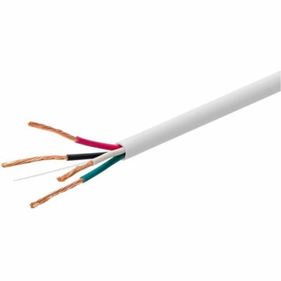 MONOPRICE ACCESS SERIES 16AWG CL3 RATED 4-CONDUCTOR SPEAKER WIRE  250FT  WHITE