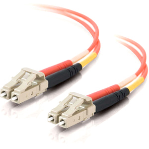 C2G 16.4ft (5m) LC-LC 50/125 OM2 Duplex Multimode PVC Fiber Optic Cable - Orange