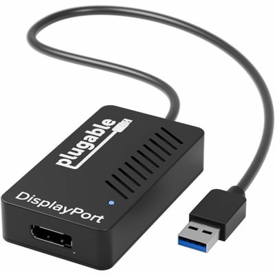 Plugable USB 3.0 to DisplayPort 4K UHD (Ultra-High-Definition)