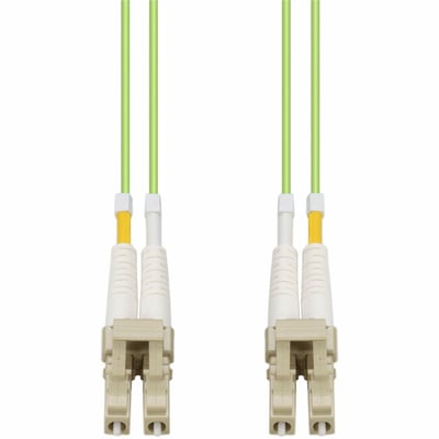 AddOn 1m LC (Male) to LC (Male) Lime Green OM5 Duplex Fiber OFNR (Riser-Rated) Patch Cable