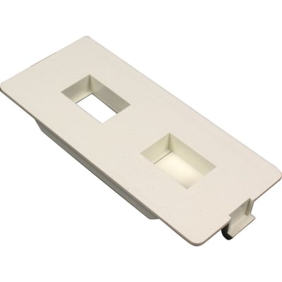 Wiremold 5500 Flush Dual RJ Connector Faceplate Fitting