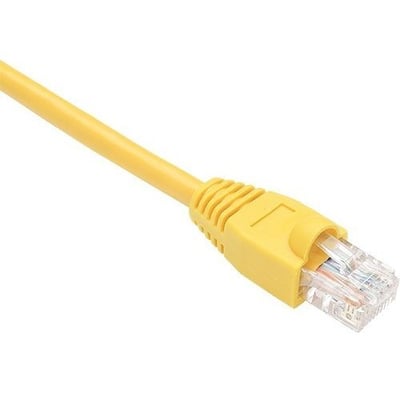 UNC CAT6 PATCH CABLE, 06 FT YELLOW WITH SHIELDED AND BOOTED. HIGH-PERFORMANCE CA