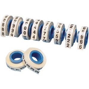MARKER TAPE PES 10-19 8FT RL WHT EA