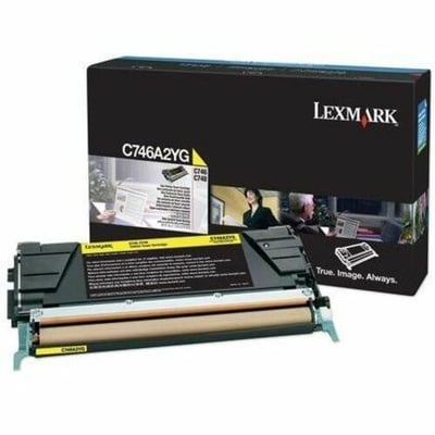 Lexmark Standard Yield Laser Toner Cartridge - Yellow - 1 / Pack