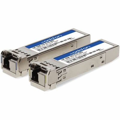 AddOn Ubiquiti&reg; UF-SM-1G-S-D Compatible TAA 1000Base-BX SFP Transceiver (SMF, 1550nmTx/1310nmRx, 3km, LC, DOM)