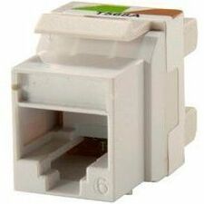 Ortronics TechChoice 6 Keystone jack, Cloud White, 25pack