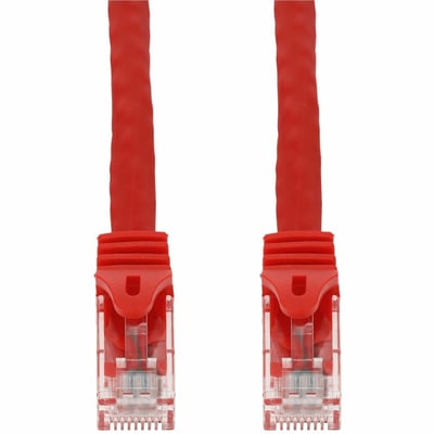 AddOn 20ft Red CAT 6 PVC Ethernet Cable Snagless Easy Boot RJ-45 M/M