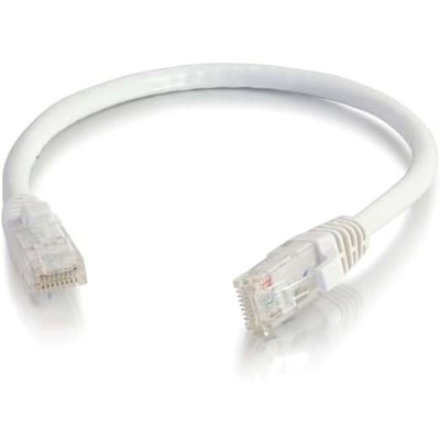 Ortronics Q-Series Patch Cords, CAT6, booted, White, 25 FT