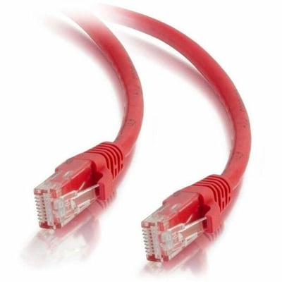 25FT CAT5E SNAGLESS UTP CABLE-RED