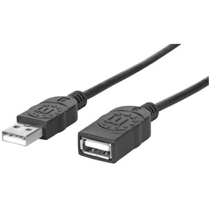 EXTENSION CABLE - USB 2.0 A LEFT CONNECTOR - MALE LEFT GENDER - USB 2.0 A RIGHT