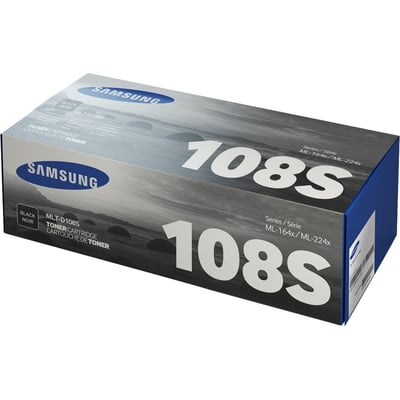 Samsung MLT-D108S Laser Toner Cartridge MLT-D108S (MLT-D108S/XAA) - Black Pack