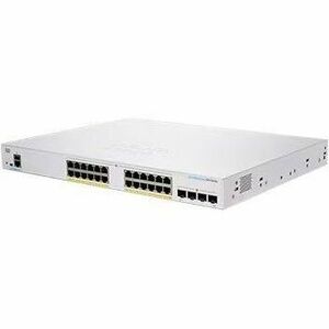 CBS250 SMART 24-PORT GE, FULL POE, 4X10G SFP+ REMANUFACTURED