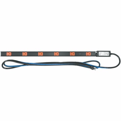 Middle Atlantic Power Strip with Basic Surge Protection - 6 Outlet, 15A