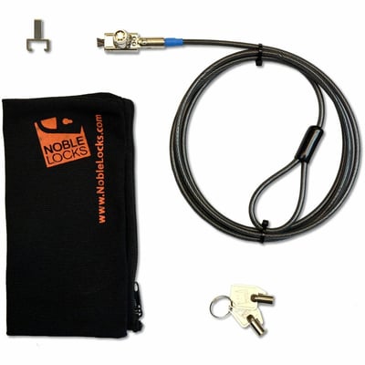 Noble TZ04T Compact Wedge Lock with Barrel Key