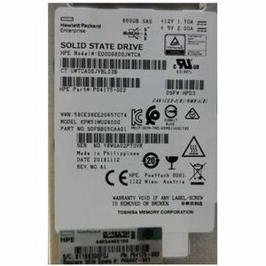 HPE Sourcing 800 GB Solid State Drive - 2.5" Internal - SAS (12Gb/s SAS) - Write Intensive
